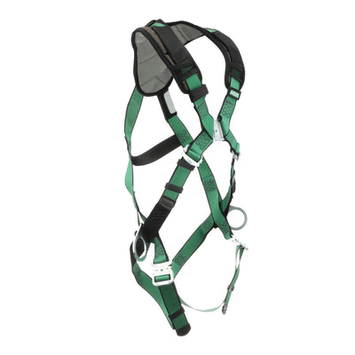 MSA V-FORM+ Harness w/Back & Side D-Rings - Quick Connect Leg Straps - Extra Small - 10206104