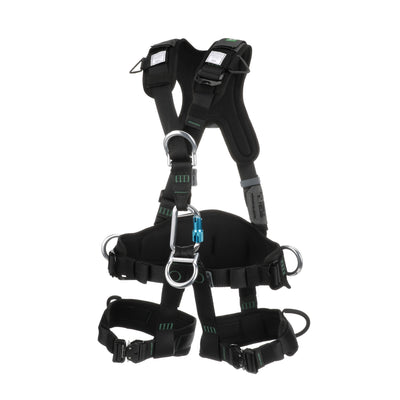 MSA Gravity Suspension Harness w/Back, Front, Belly, & Side D-Rings - Lumbar, Shoulder & Leg Padding - Large - 10150458