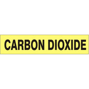 CARBON DIOXIDE   PERFORATED ROLL PIPE MARKER - CARBON DIOXIDE   PERFORATED ROLL PIPE MARKER, 1”X18Y, Adhesive Vinyl