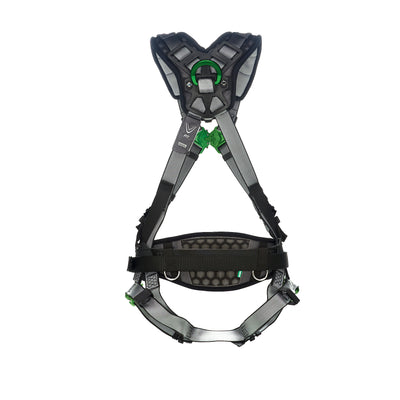 MSA V-FIT Construction Harness w/Back & Side D-Rings - Quick-Connect Leg Straps - Shoulder Padding - Extra Large - 10195135