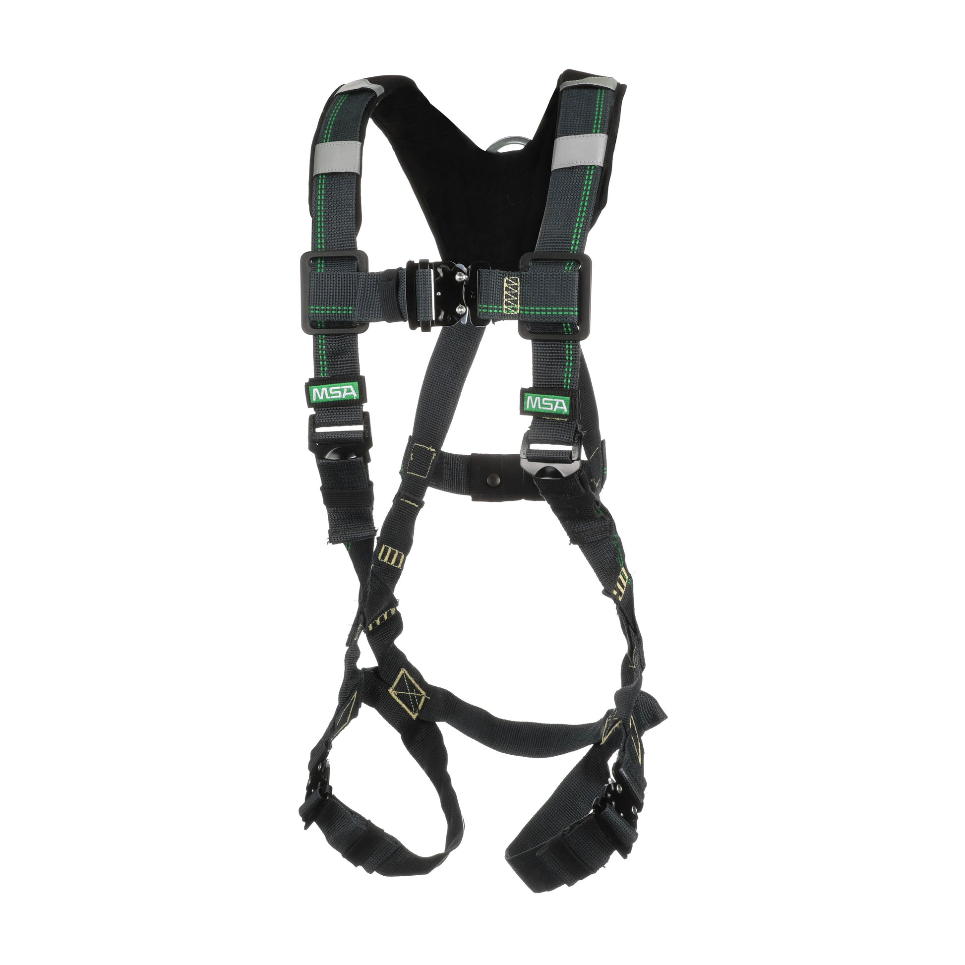 MSA EVOTECH Arc Flash Harness w/Back D-Ring - Quick-Connect leg straps - Shoulder Padding - X-Small (XSM) - 10150143