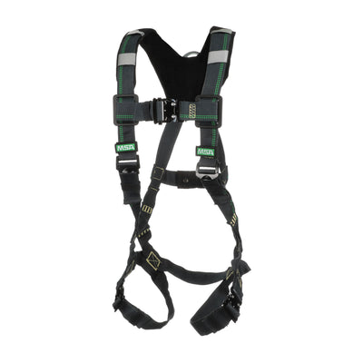MSA EVOTECH Arc Flash Harness w/Back D-Ring - Quick-Connect leg straps - Shoulder Padding - X-Small (XSM) - 10150143