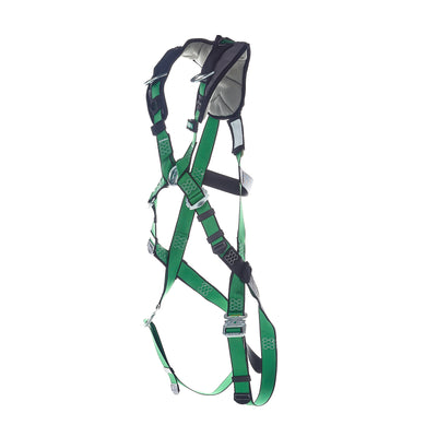 MSA V-FORM+ Harness w/Back, Front & Side D-Rings - Tongue Buckle Leg Straps - Standard - 10206137