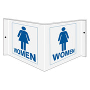 WOMEN WITH SYMBOL - PROJECTING WALL SIGN - WOMEN WITH SYMBOL - PROJECTING WALL SIGN, 6X12, Acrylic