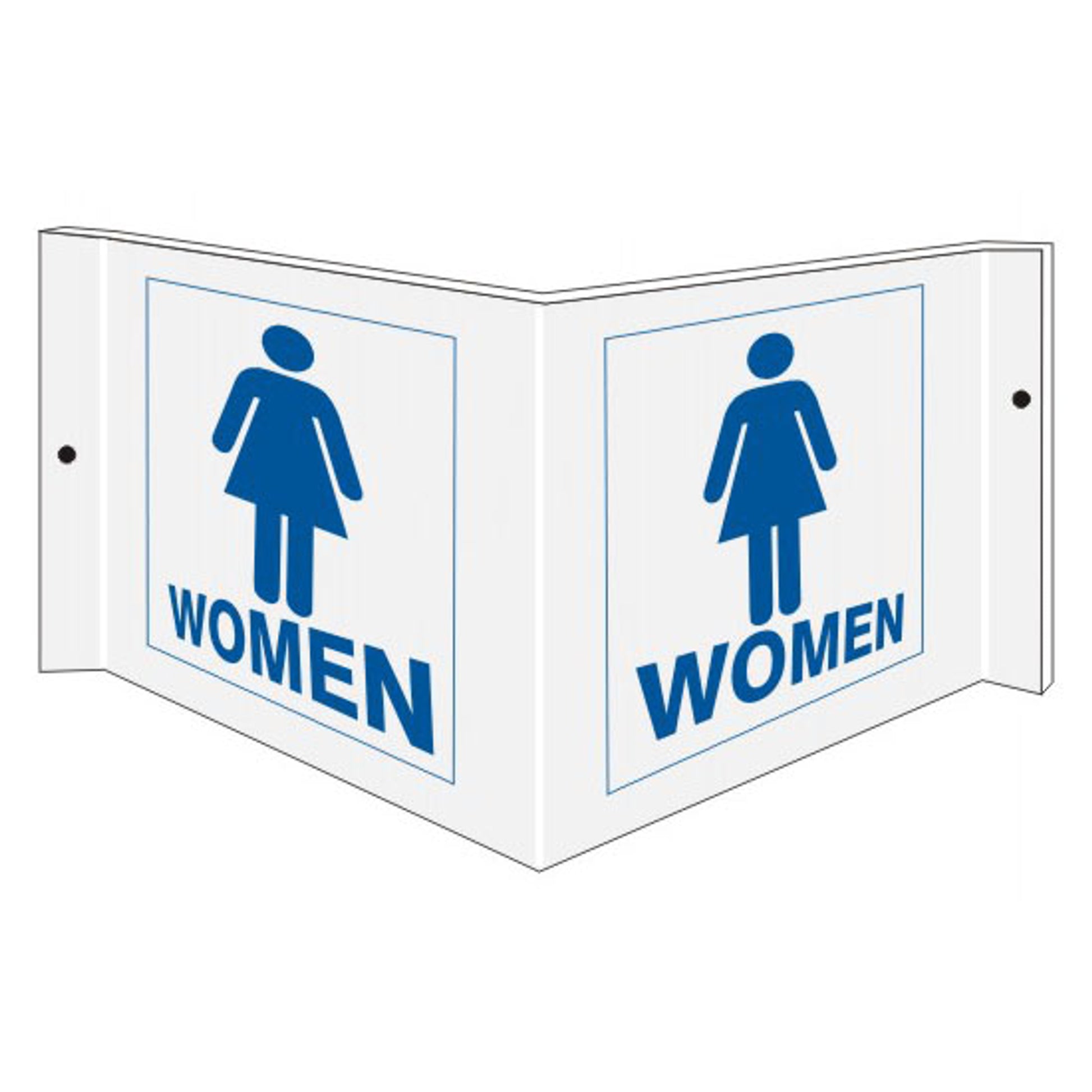 WOMEN WITH SYMBOL - PROJECTING WALL SIGN - WOMEN WITH SYMBOL - PROJECTING WALL SIGN, 6X12, Acrylic