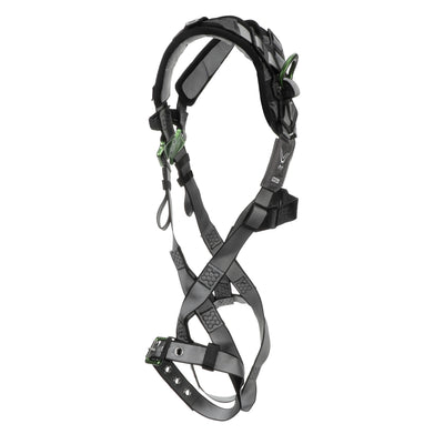 MSA V-FIT Harness w/Back D-Ring - Tongue Buckle Leg Straps - Shoulder Padding - Extra Large - 10194890
