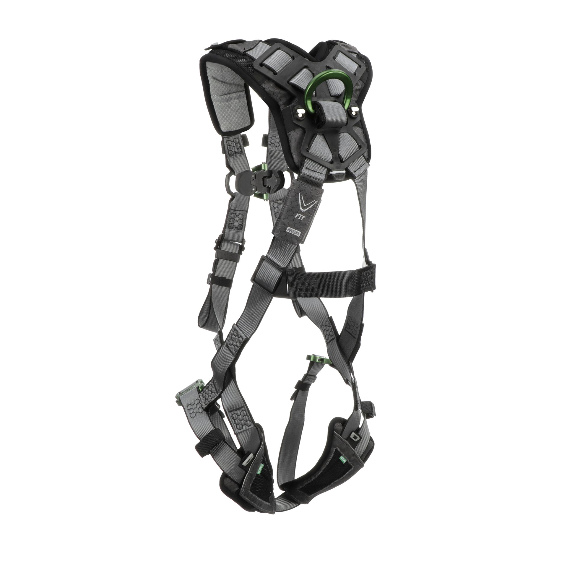 MSA V-FIT Harness w/Back D-Ring - Quick-Connect Leg Straps - Shoulder & Leg Padding - Standard - 10194945