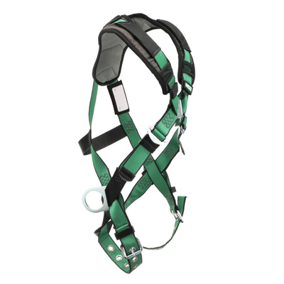 MSA V-FORM+ Harness w/Back & Side D-Rings - Tongue Buckle Leg Straps - Super Extra Large - 10206091