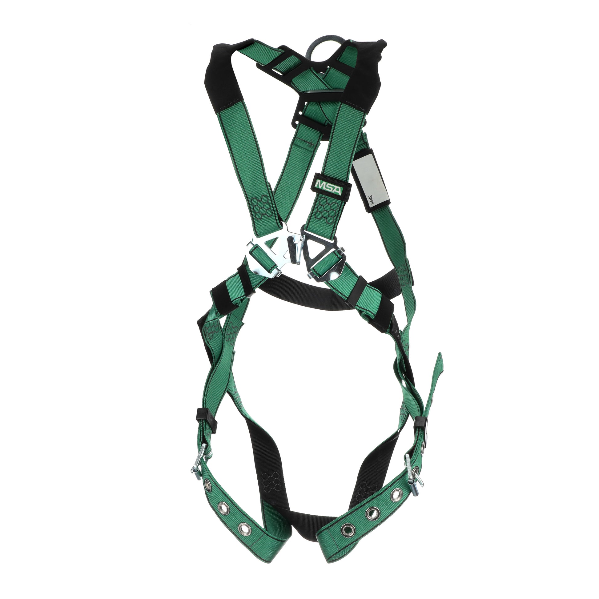 MSA V-FORM Harness w/Back D-Ring - Tongue Buckle Leg Straps - Extra Small - 10196702