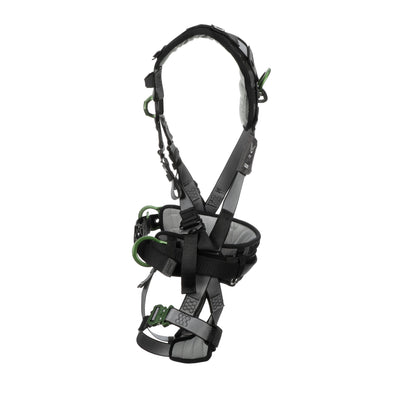 MSA V-FIT Construction Harness w/Back & Side D-Rings - Quick-Connect Leg Straps - Shoulder & Leg Padding - Standard - 10195165