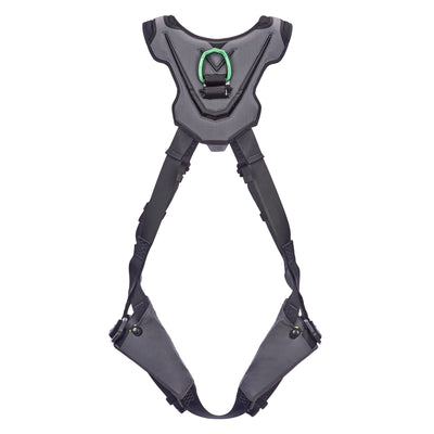 MSA V-FLEX Harness w/Back & Front D-Rings - Quick Connect Leg Straps - Extra Small - 10211316