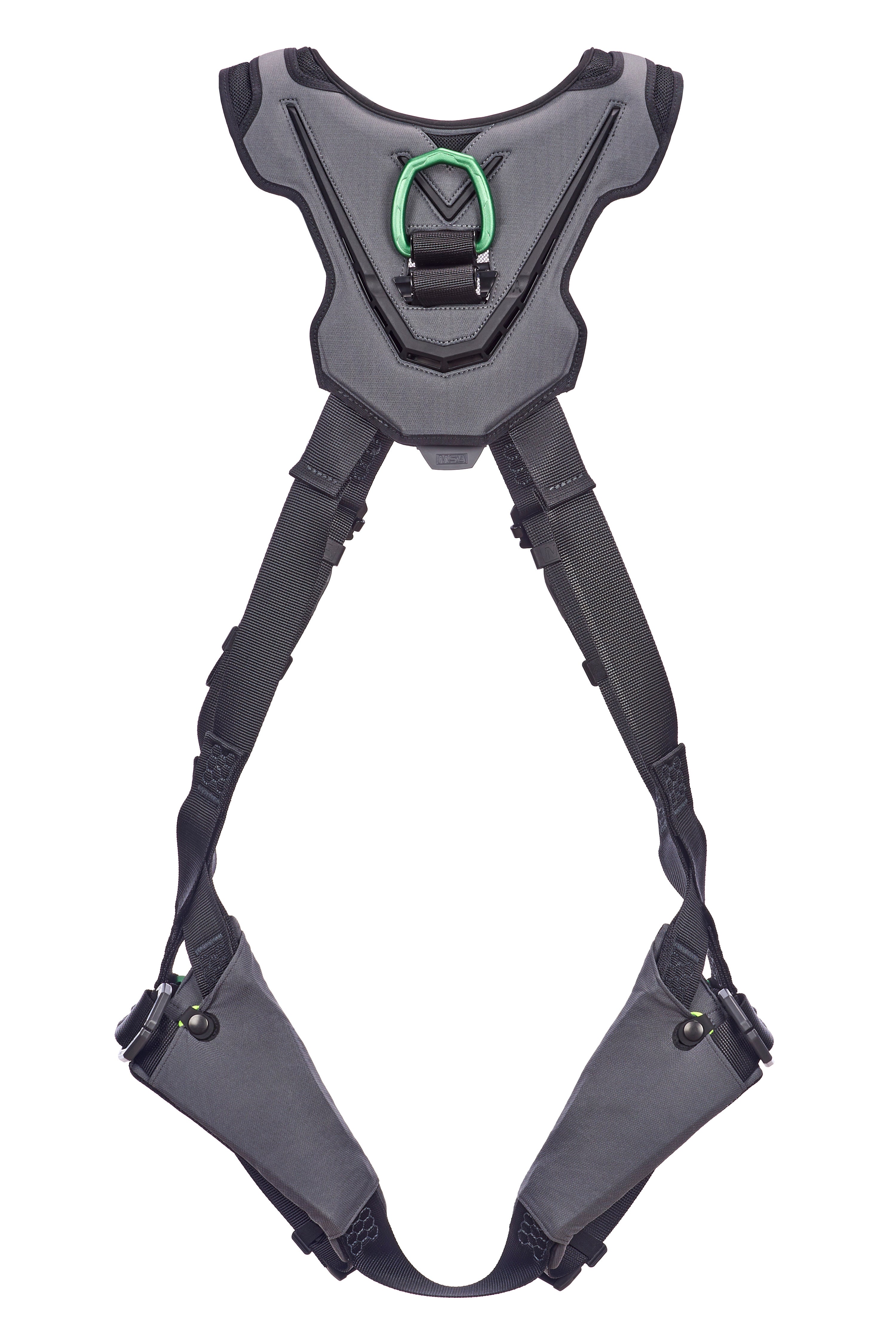 MSA V-FLEX Standard Harness w/Back & Front D-Rings - Quick Connect Leg Straps - Standard - 10211317
