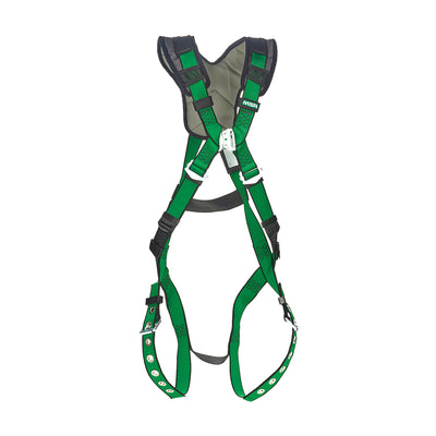 MSA V-FORM+ Harness w/Back D-Ring - Tongue Buckle Leg Straps - Extra Large - 10206086