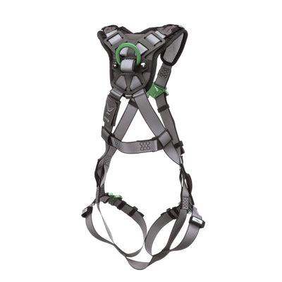 MSA V-FIT Harness w/Back D-Ring - Quick-Connect Leg Straps - Shoulder Padding - Extra Large - 10194671