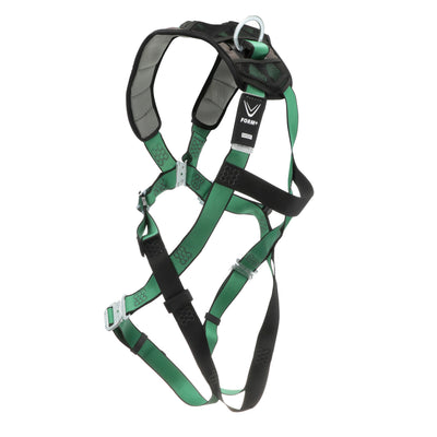 MSA V-FORM+ Harness w/Back D-Ring - Quick Connect Leg Straps - Super Extra Large - 10206103