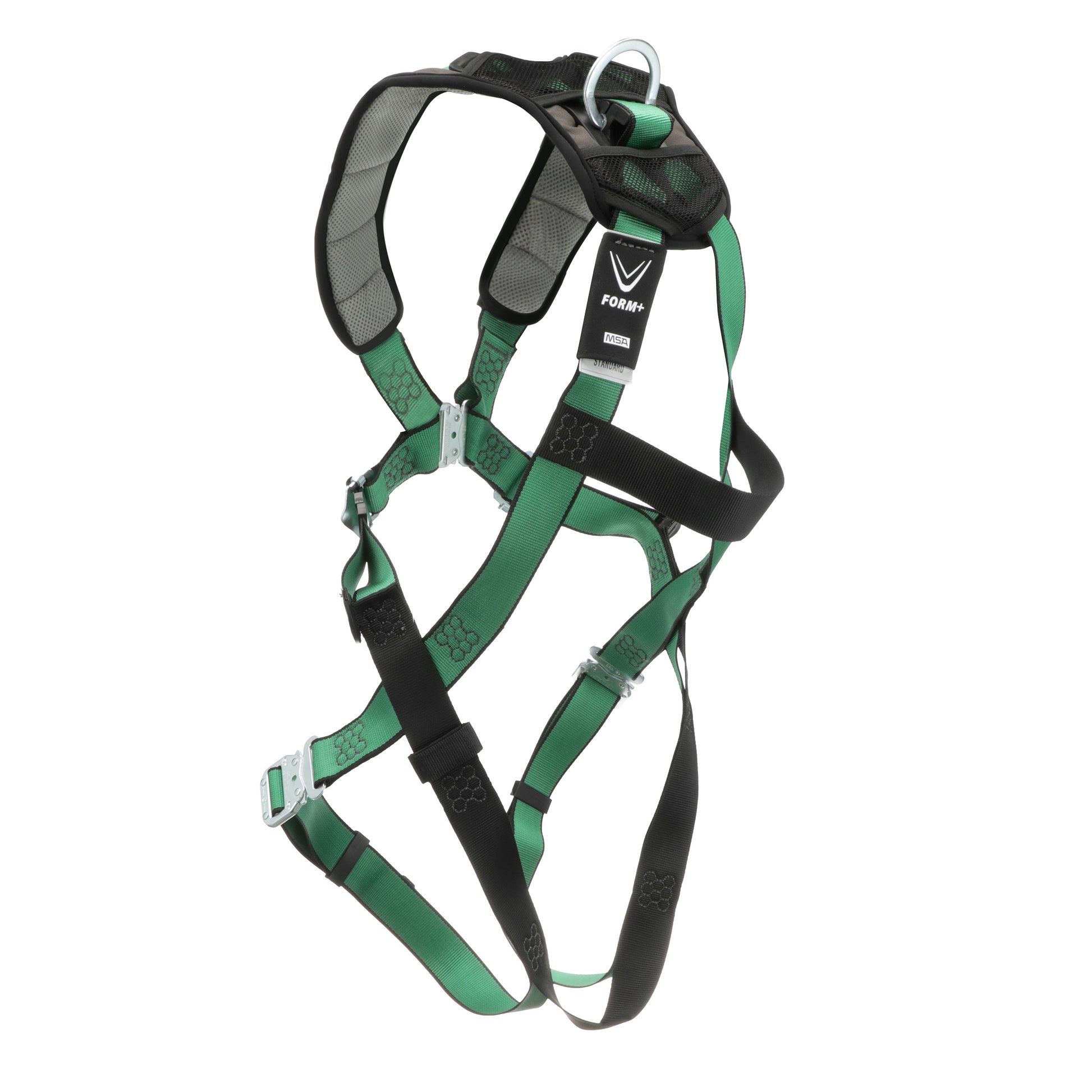 MSA V-FORM+ Harness w/Back D-Ring - Quick Connect Leg Straps - Extra Small - 10206100