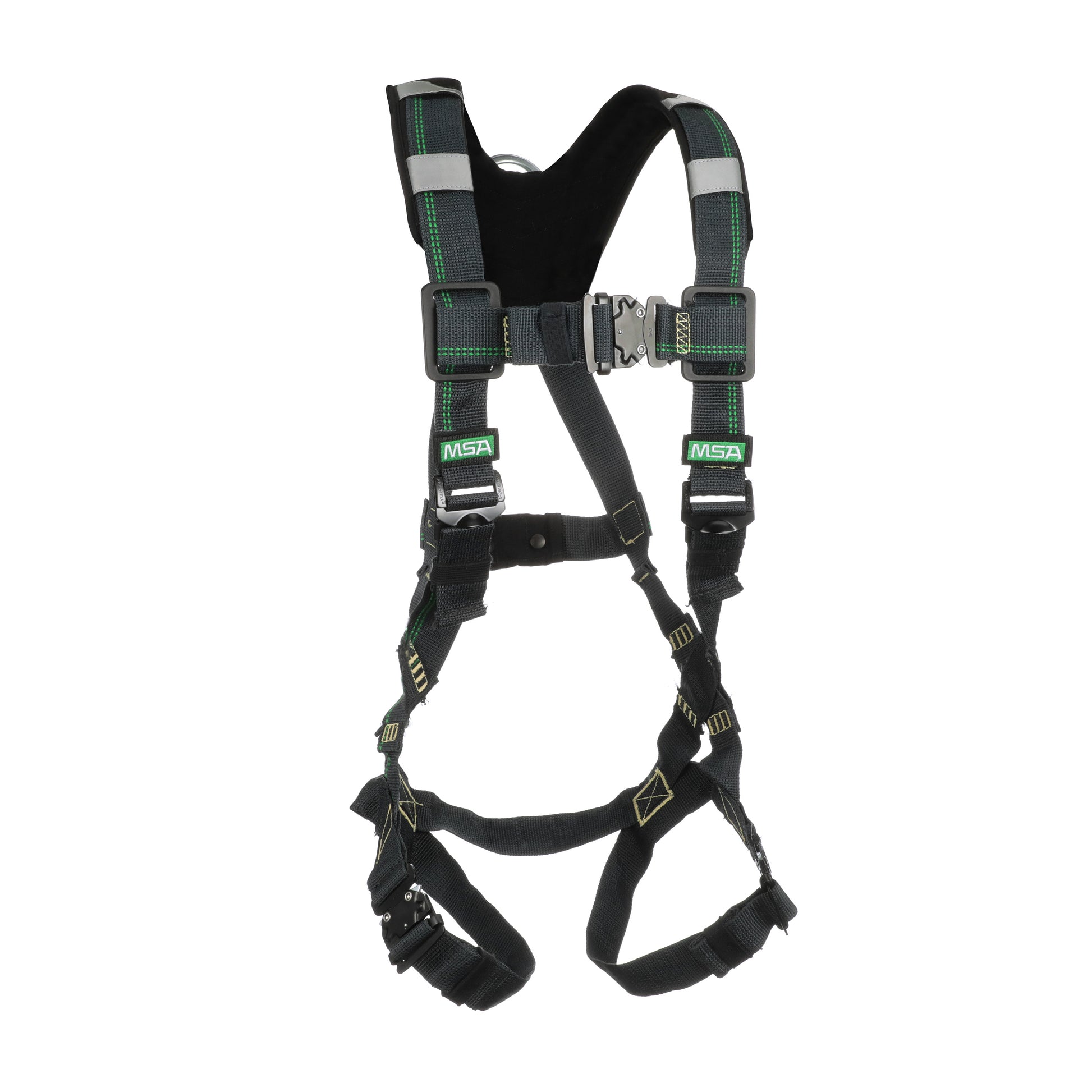 MSA EVOTECH Arc Flash Harness w/Back D-Ring - Quick-Connect leg straps - Shoulder Padding - X-Small (XSM) - 10150143