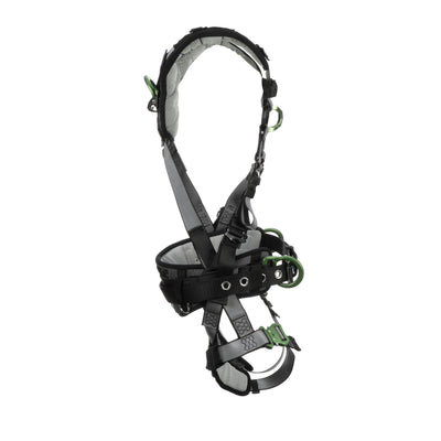 MSA V-FIT Construction Harness w/Back & Side D-Rings - Quick-Connect Leg Straps - Shoulder & Leg Padding - Extra Large - 10195166