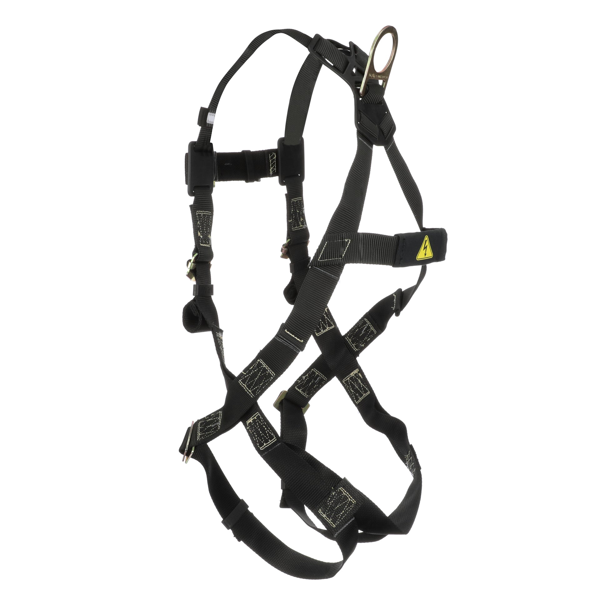 MSA Workman Arc Flash Vest-Style Harness w/Back D-Ring - Tongue Buckle leg straps - Standard (STD) - 10152637