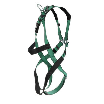 MSA V-FORM Harness w/Back D-Ring - Qwik-Fit Leg Straps - Extra Small - 10197195