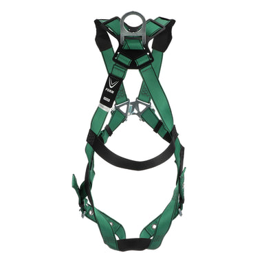 MSA V-FORM Harness w/Back D-Ring - Tongue Buckle Leg Straps - Extra Large - 10197160