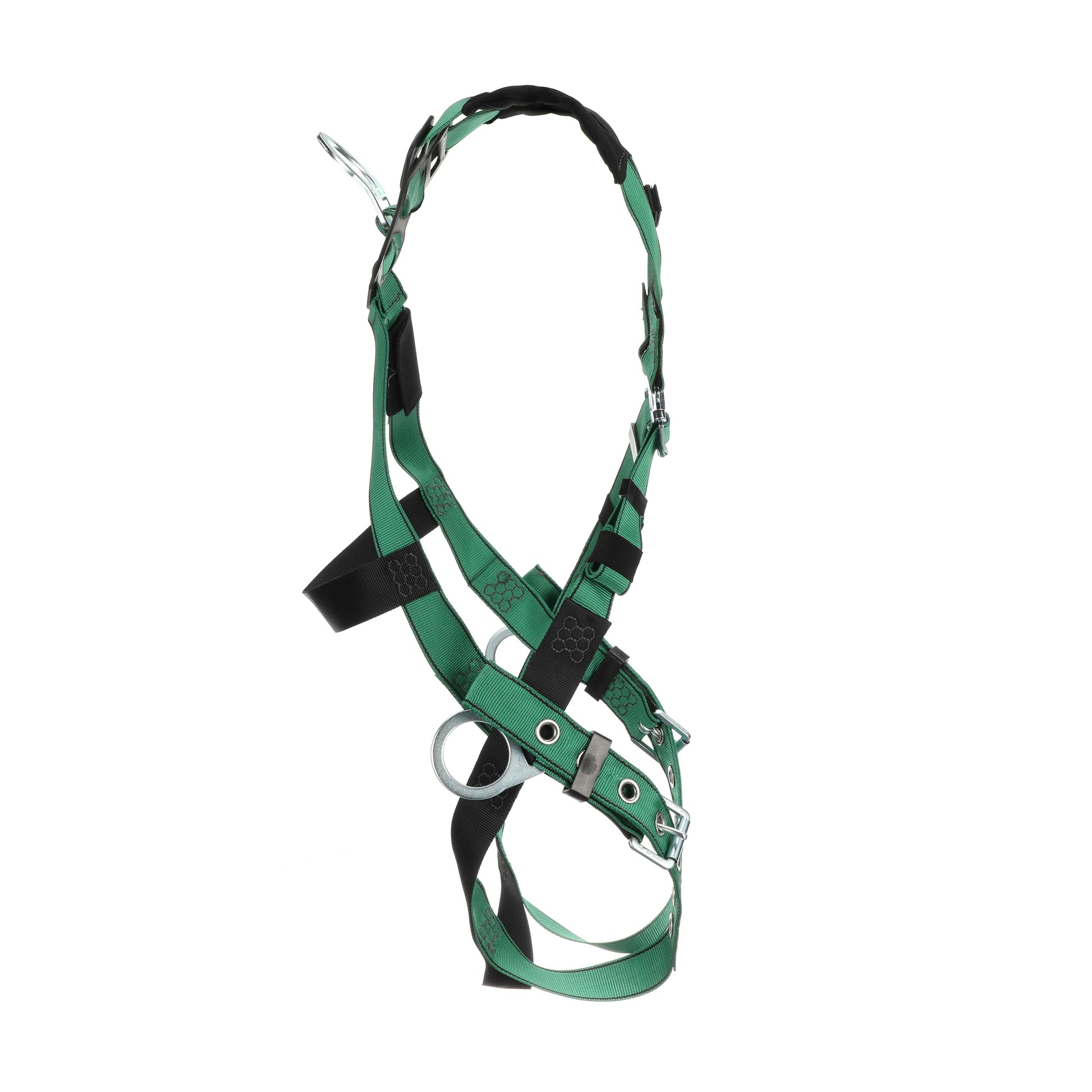MSA V-FORM Harness w/Back & Side D-Rings - Tongue Buckle Leg Straps - Super Extra Large - 10197217