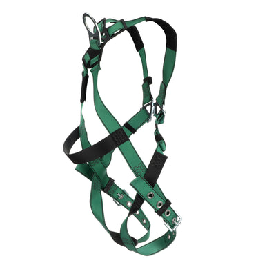 MSA V-FORM Harness w/Back D-Ring - Tongue Buckle Leg Straps - Extra Large - 10197160