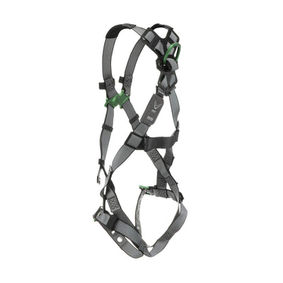 MSA V-FIT Harness w/Back D-Ring - Tongue Buckle Leg Straps - Standard - 10195092