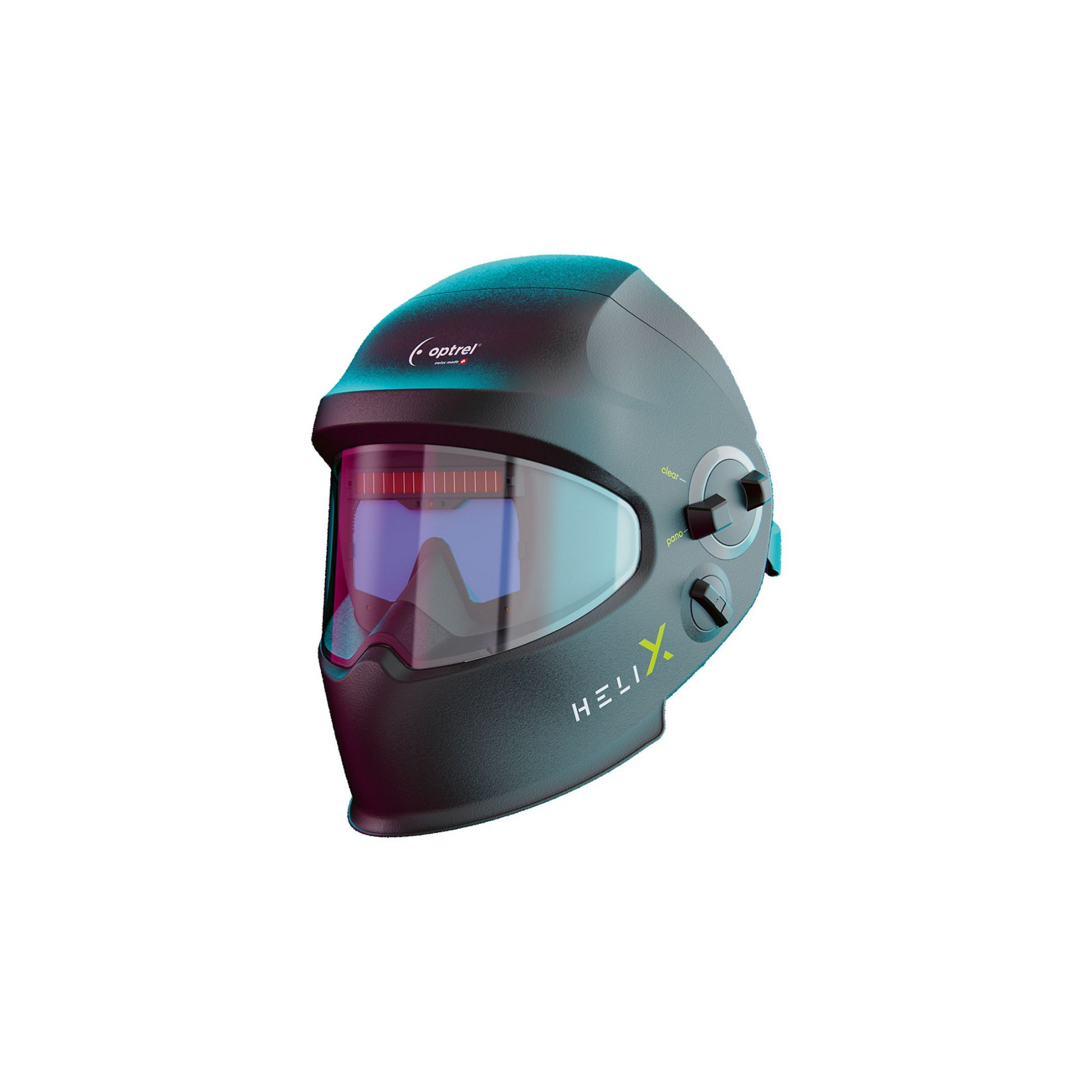Optrel Helix Quattro Welding Helmet w/ Hard Hat - Shade 4/5-14 - 10246339