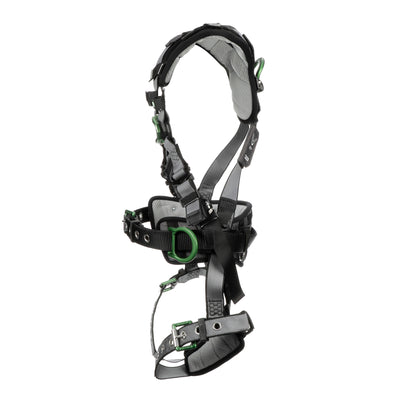 MSA V-FIT Construction Harness w/Back & Side D-Rings - Tongue Buckle Leg Straps - Shoulder & Leg Padding - Standard - 10195181