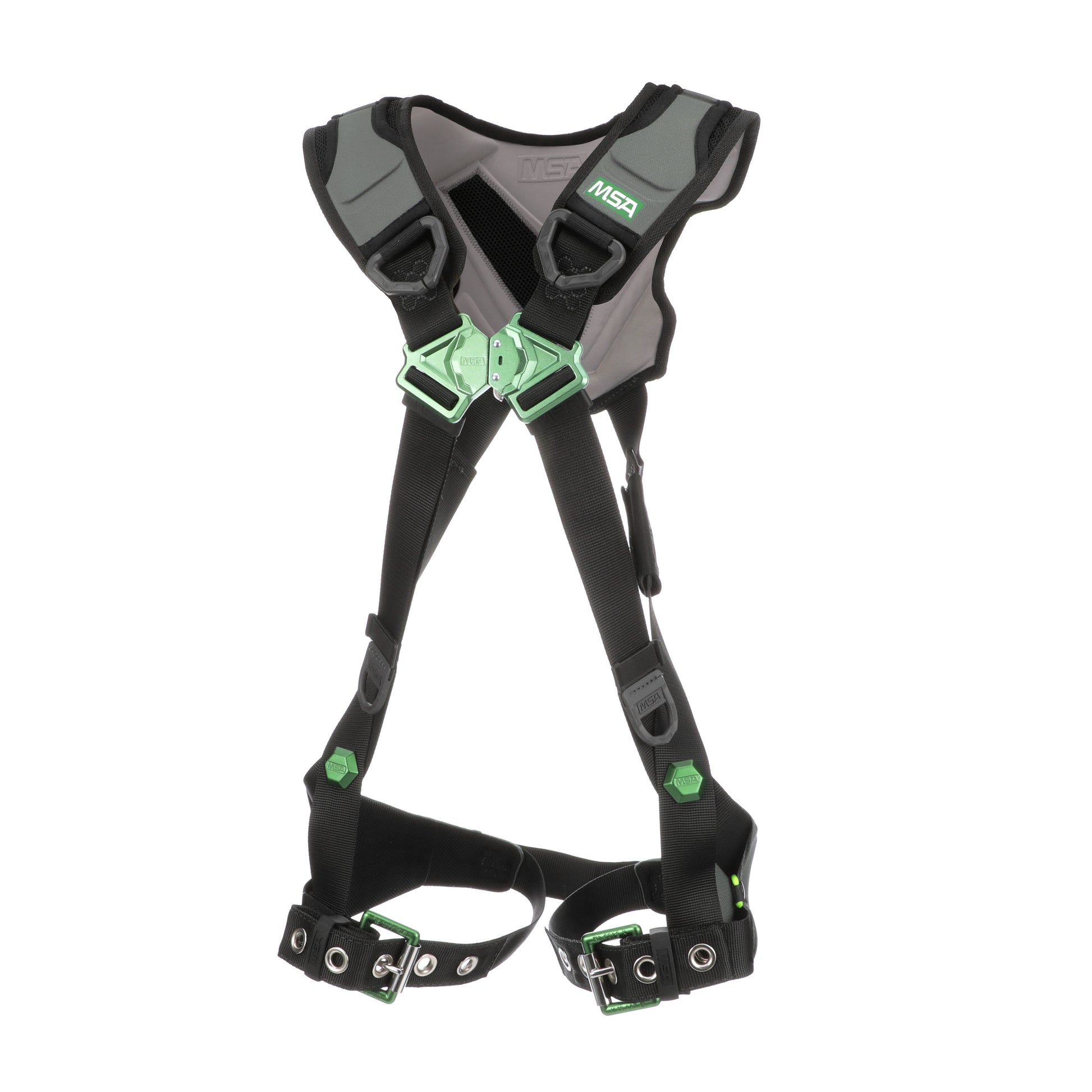 MSA V-FLEX Harness w/Back D-Ring - Tongue Buckle Leg Straps - Standard - 10239984