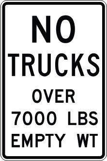 NUMBER TRACKS - WARNING TRAFFIC SIGN