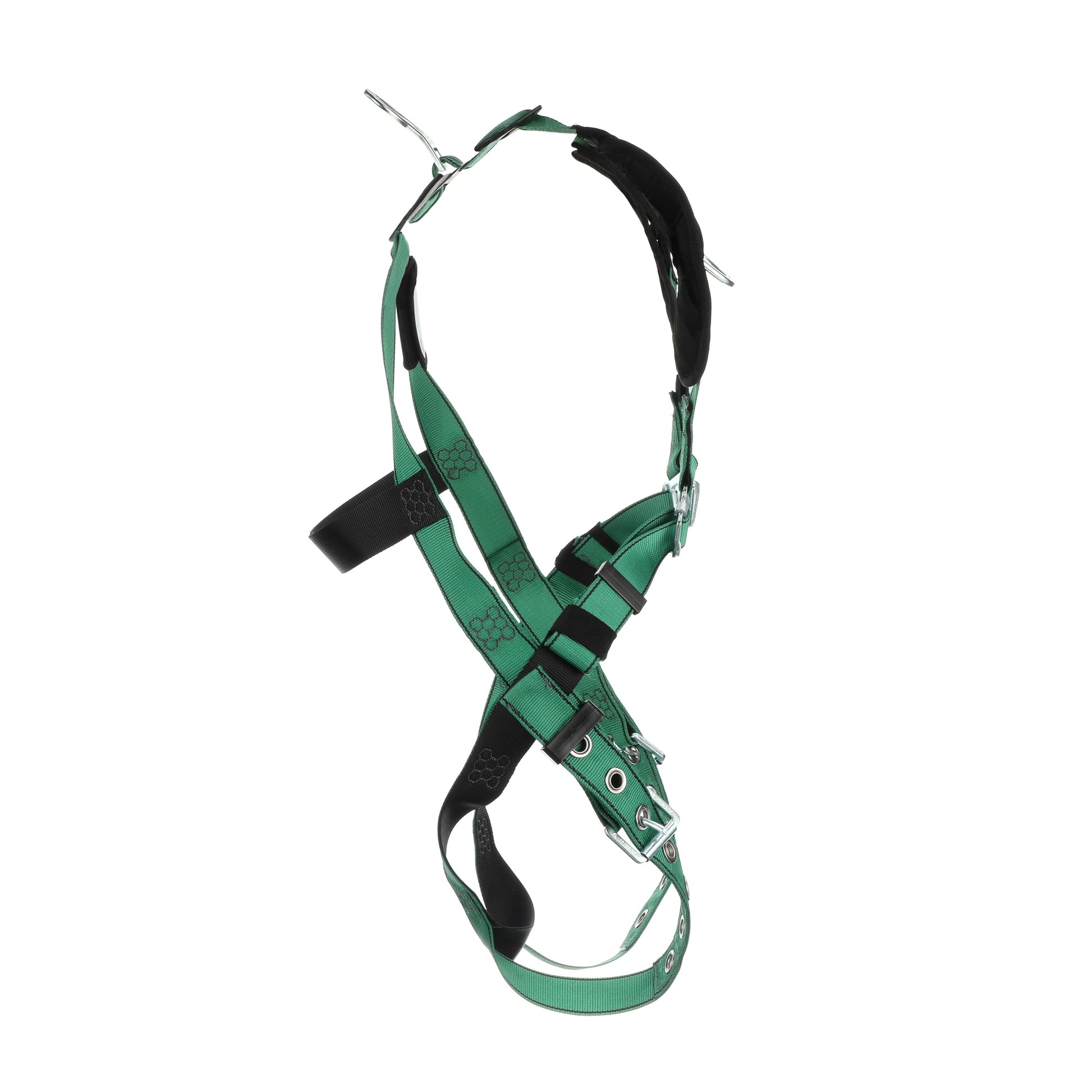 MSA V-FORM Harness w/Back & Shoulder D-Rings - Tongue Buckle Leg Straps - Extra Small - 10197218