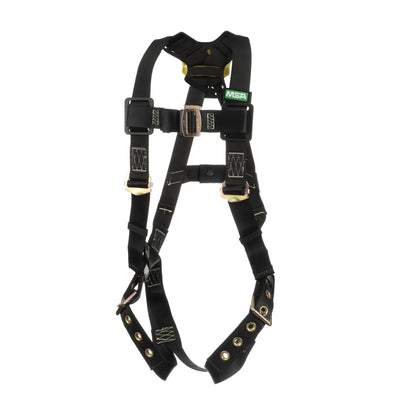 MSA Workman Arc Flash Vest-Style Harness w/Back Web Loop - Tongue Buckle leg straps - Standard (STD) - 10152633