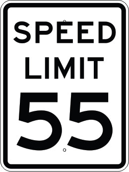SPEED LIMIT SPEED # AVAILABLE IN INCREMENTS OF 5 FROM