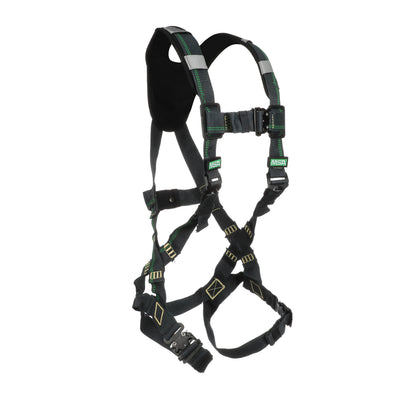 MSA EVOTECH Arc Flash Harness w/Back D-Ring - Quick-Connect leg straps - Shoulder Padding - X-Small (XSM) - 10150143