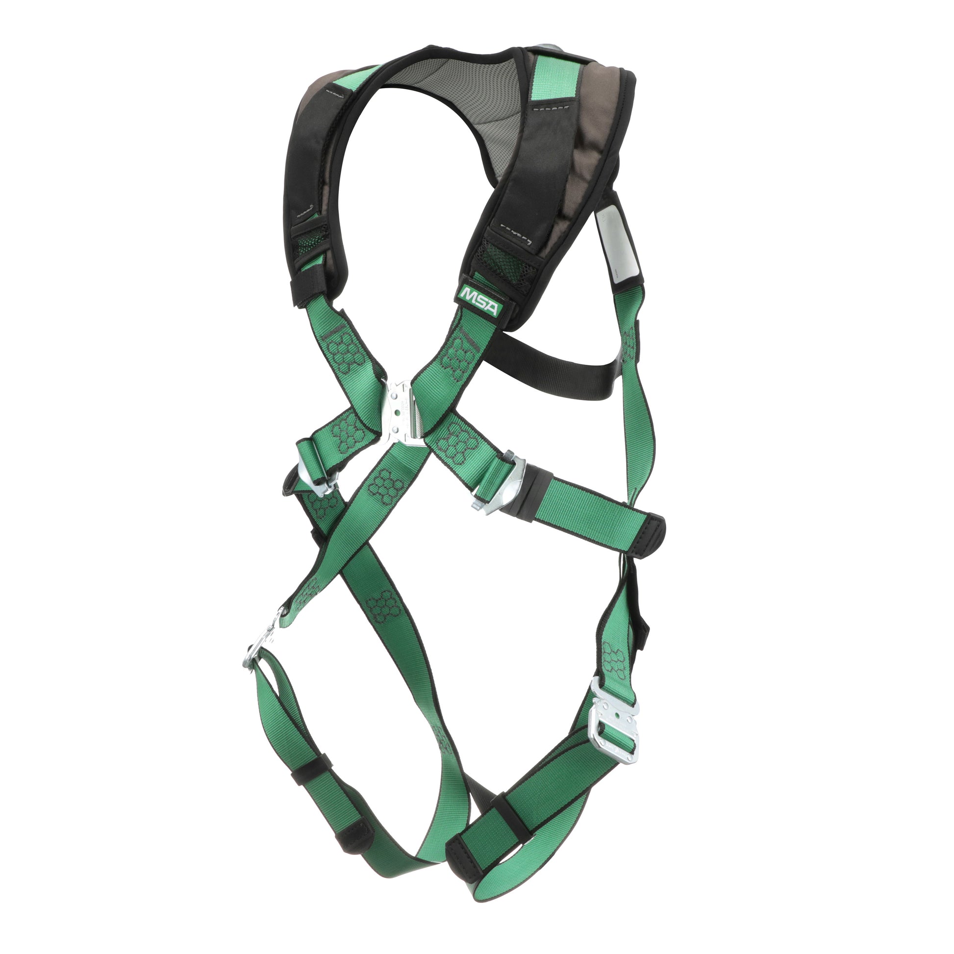 MSA V-FORM+ Harness w/Back D-Ring - Quick Connect Leg Straps - Extra Large - 10206102