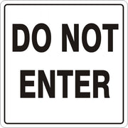 DO NOT ENTER - REGULATORY TRAFFIC SIGNS - DO NOT ENTER - REGULATORY TRAFFIC SIGNS, 24x24, Aluminum (.080) EGP Reflective