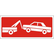 TOW AWAY ZONE - PARKING CONTROL SIGN - TOW AWAY ZONE - PARKING CONTROL SIGN, 6X12, Aluminum (.080)