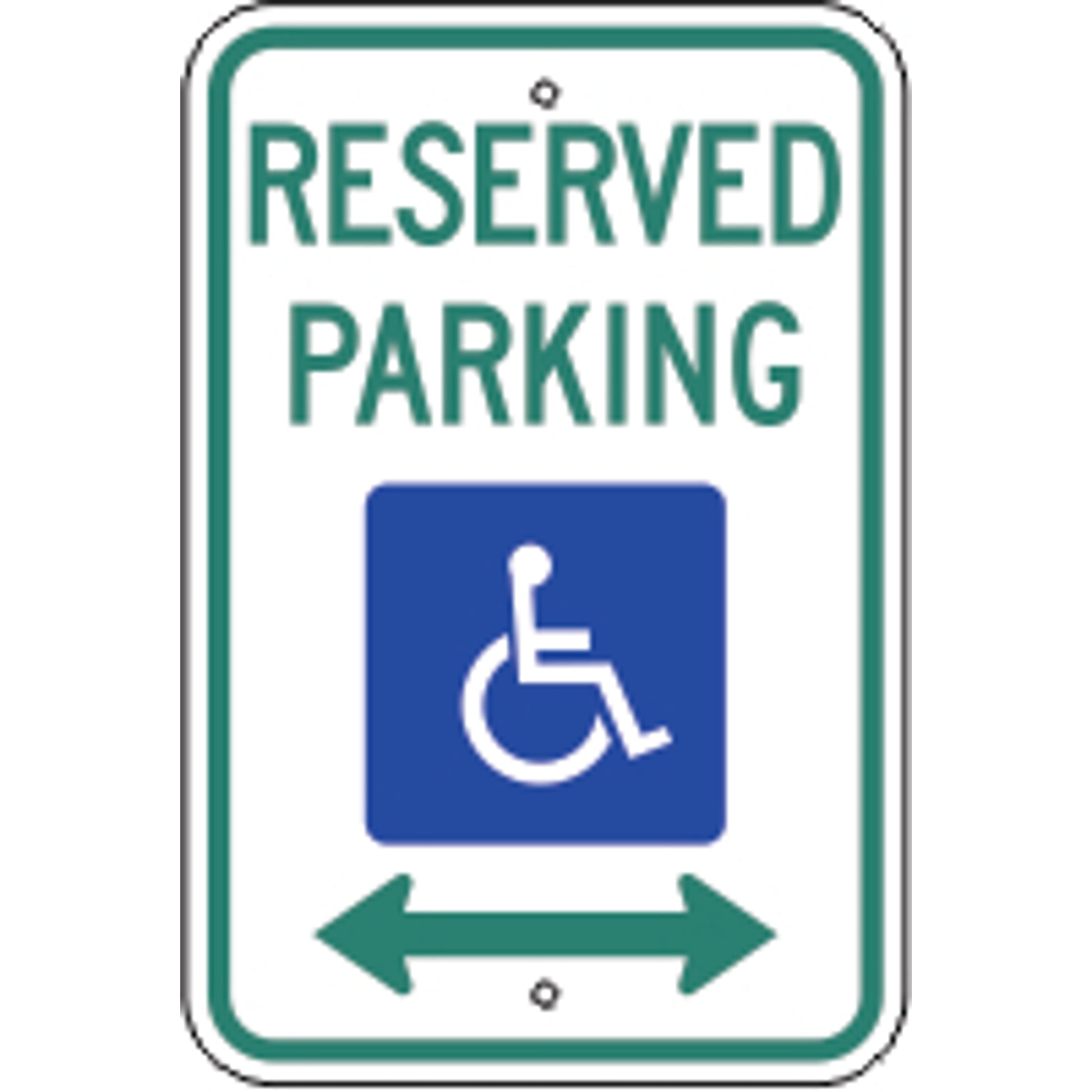 MAXIMUM PENALTY $250 - HANDICAPPED PARKING SIGN - MAXIMUM PENALTY $250 - HANDICAPPED PARKING SIGN, 18X12, Aluminum (.080) Diamond Grade Reflective