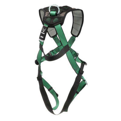 MSA V-FORM+ Harness w/Back D-Ring - Quick Connect Leg Straps - Extra Large - 10206102