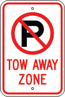 CHURCH PARKING ONLY - REGULATORY TRAFFIC SIGNS