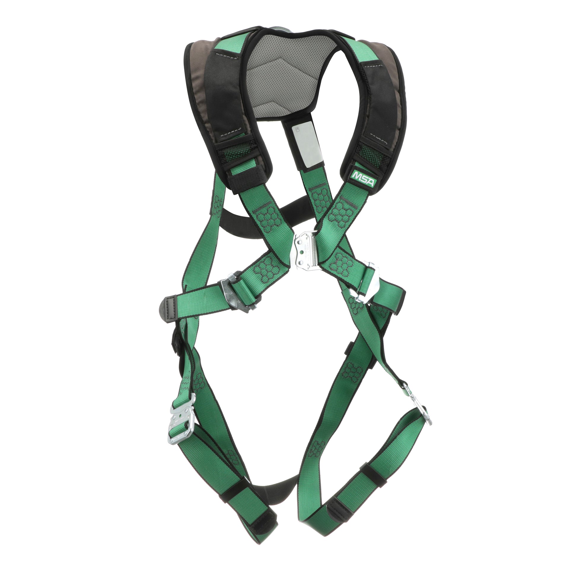 MSA V-FORM+ Harness w/Back D-Ring - Quick Connect Leg Straps - Super Extra Large - 10206103