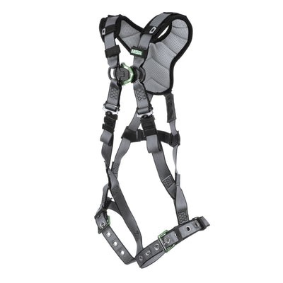 MSA V-FIT Harness w/Back D-Ring - Tongue Buckle Leg Straps - Shoulder & Leg Padding - Extra Small - 10194976
