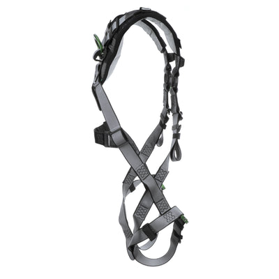MSA V-FIT Harness w/Back & Front D-Rings - Quick-Connect Leg Straps - Shoulder Padding - Standard - 10194656