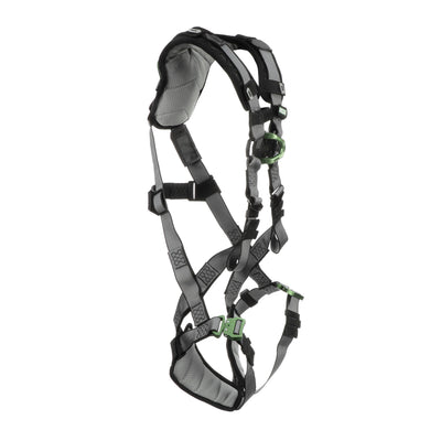 MSA V-FIT Harness w/Back D-Ring - Quick-Connect Leg Straps - Shoulder & Leg Padding - Standard - 10194945