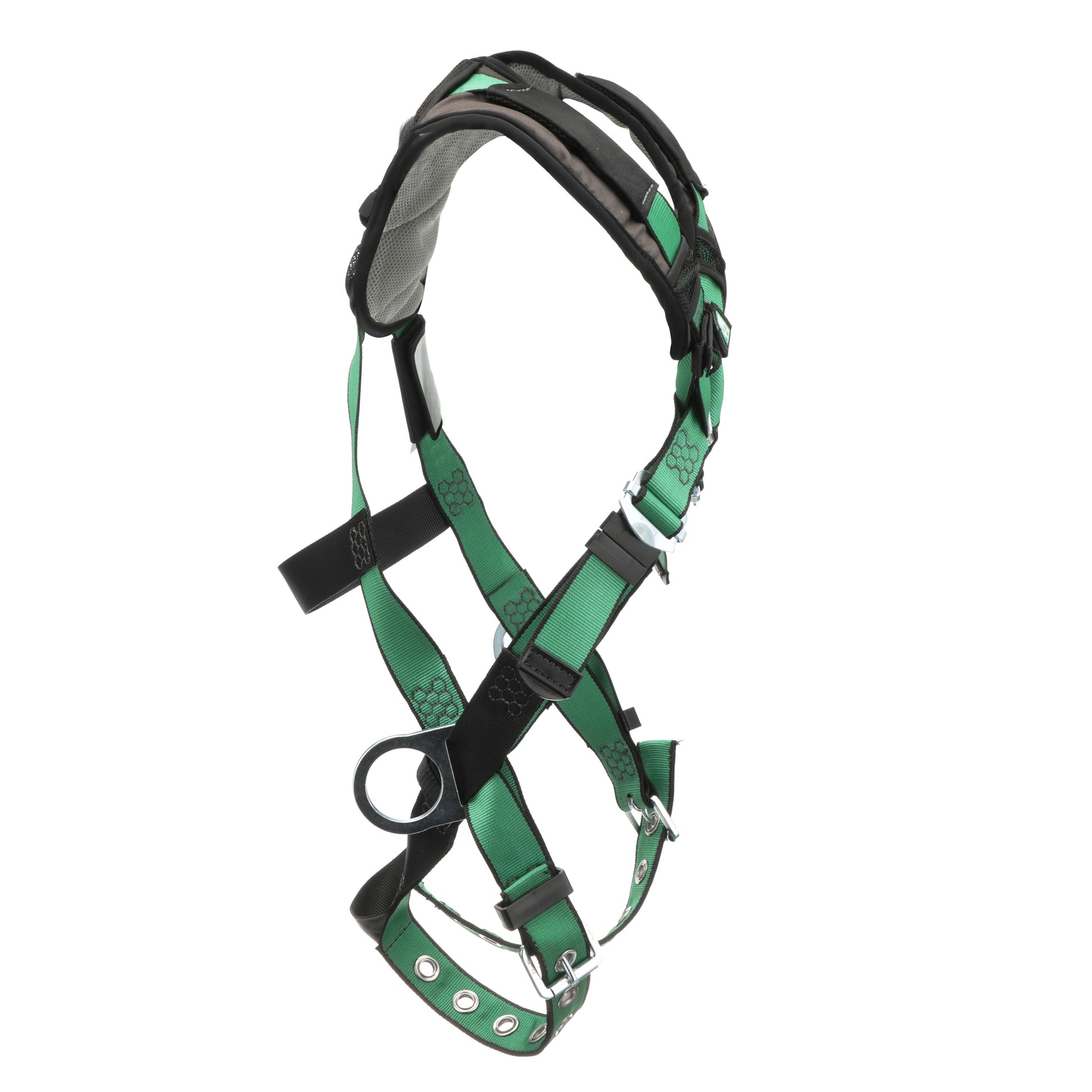 MSA V-FORM+ Harness w/Back & Side D-Rings - Tongue Buckle Leg Straps - Super Extra Large - 10206091