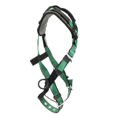 MSA V-FORM+ Harness w/Back & Side D-Rings - Tongue Buckle Leg Straps - Super Extra Large - 10206091