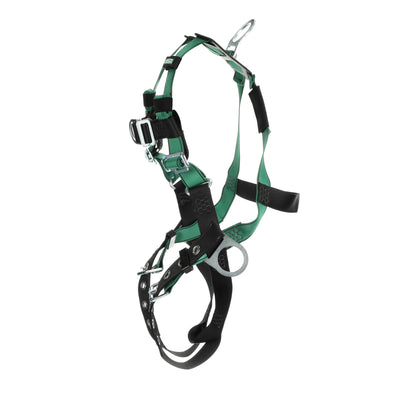 MSA V-FORM Harness w/Back, Front & Side D-Rings - Tongue Buckle Leg Straps - Extra Small - 10197206