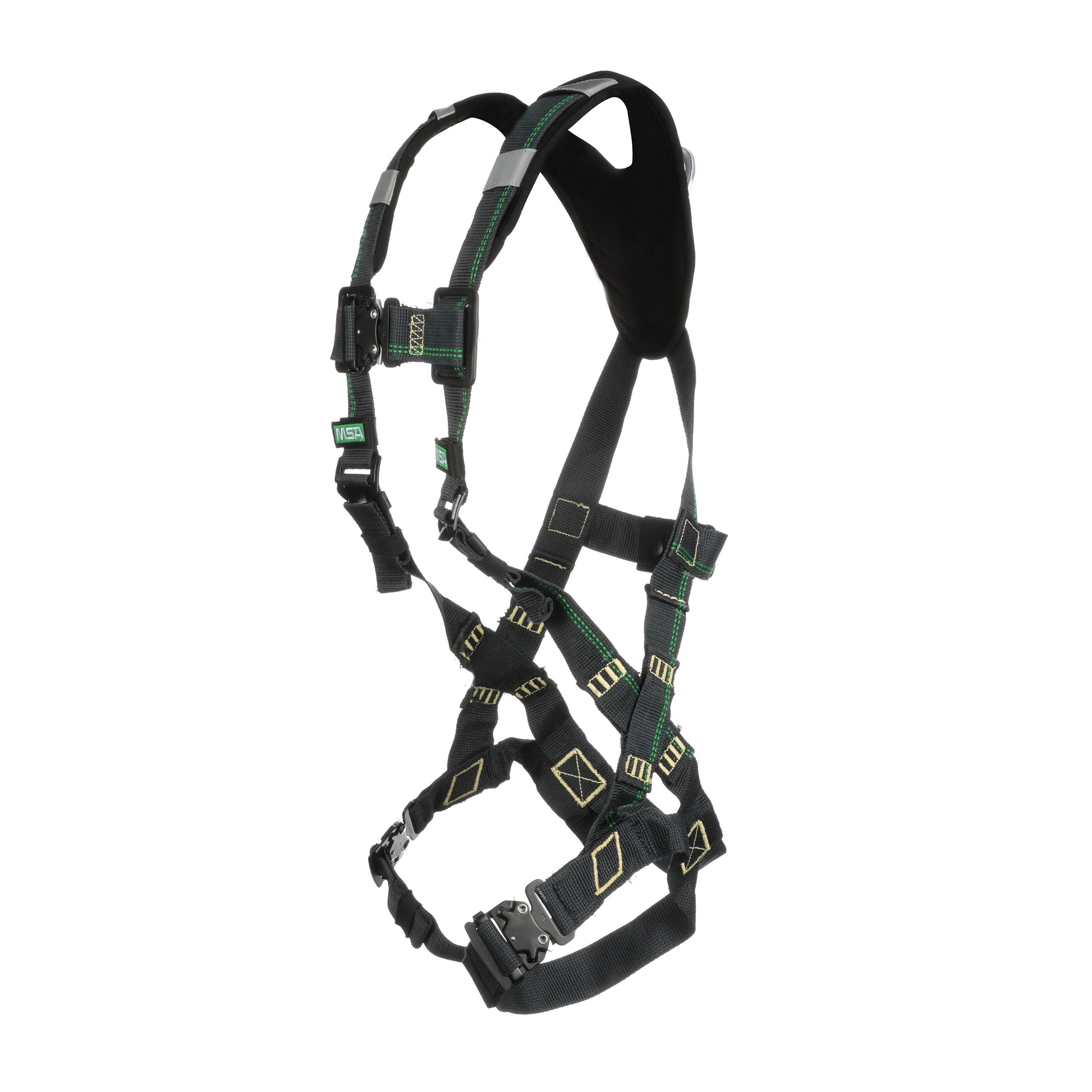 MSA EVOTECH Arc Flash Harness w/Back D-Ring - Quick-Connect leg straps - Shoulder Padding - X-Small (XSM) - 10150143